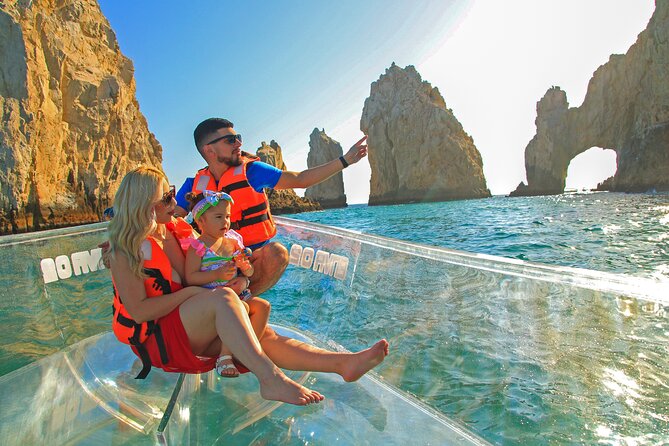 1 hour Private Navigation in Transparent Boat Arco de Los Cabos - Photos, Phone Limits, and the One-Drink Rule