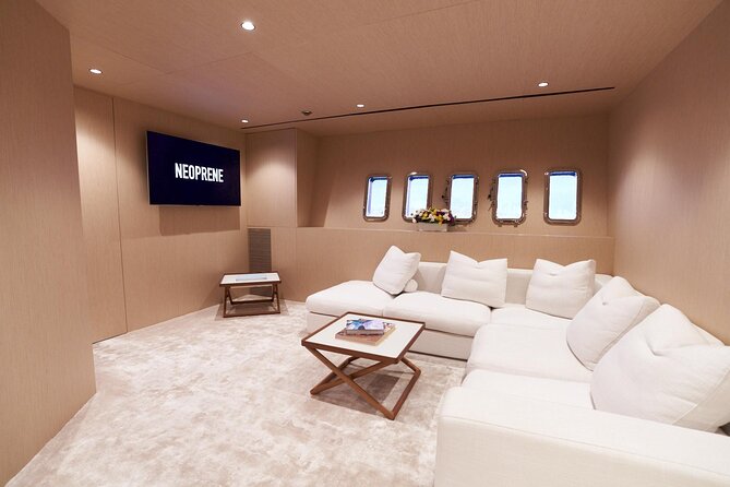 108 ft Neoprene Overmarine Yacht - The Crew, the Chef, and the Personal Bartender Rhythm