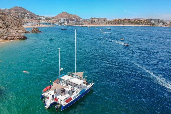 2.10 Hour Sunset Tour on Catamaran in Cabo San Lucas - Stop 1: Marina Cabo San Lucas check-in area (and where to look)