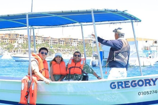 2 in 1 Tour | Arc Tour with Beach Drop - Price and value: $20.91 for a guided, multi-stop Cabo boat ride