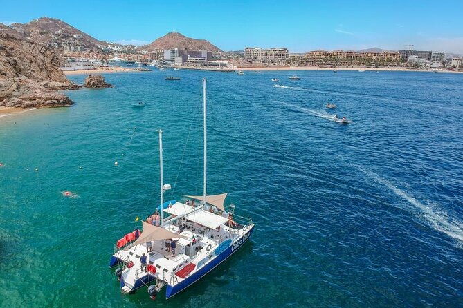 3 hour Snorkeling and Catamaran in Cabo San Lucas - Chileno Bay: where the snorkeling (and other water fun) actually happens