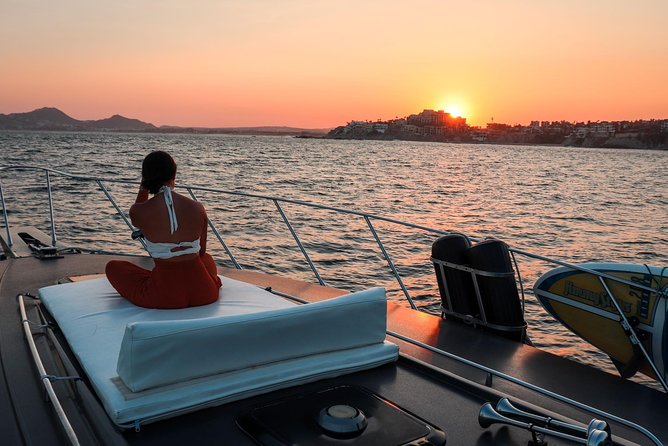 3Hr Private Yacht Cruise in Cabo As if you were aboard your own Private Yacht.Al - Whale watching season: December to March adds real magic
