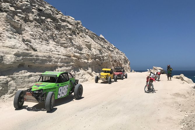 Baja Off-Road Adventure on Off-Road Motorcycle or Buggy - The Full Route Feeling: Mountains, Arroyos, Waterfalls, Desert, and Coast