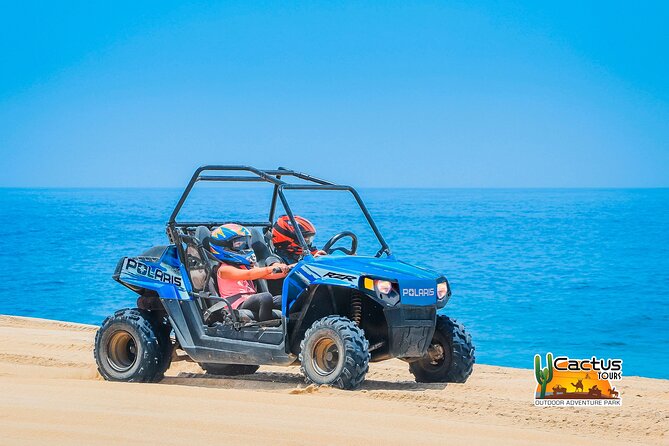 Beach and Desert Mini Razor Tour in Cabo - Kids, teen copilot rules, and who should ride vs spectate