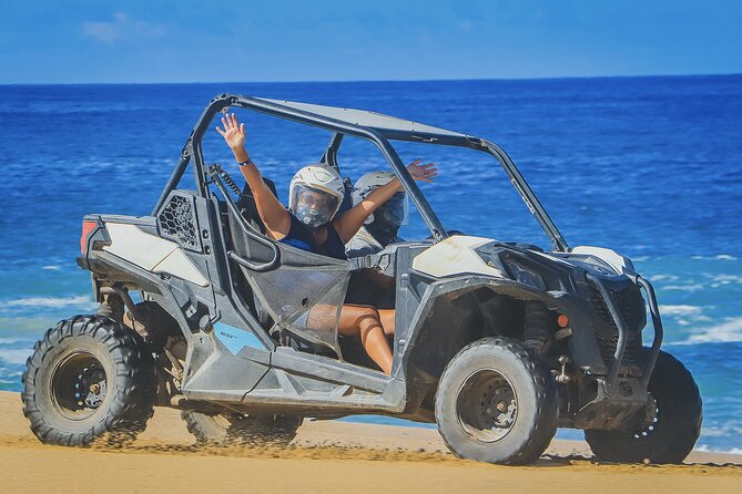 Beach and Desert UTV Tour in Cabo - Cactus Tours facility: gear up, safety briefing, and a quick reality check
