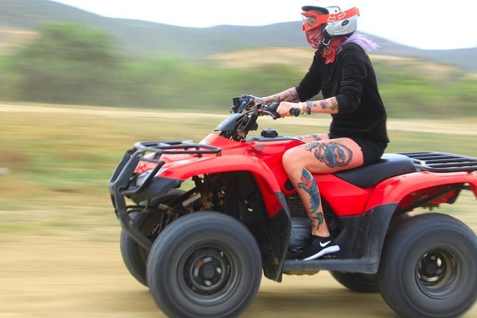 Cabo ATV and Camel Ride Combo Migriño Adventure - Clean up, locker access, and waiting comfortably for pickup