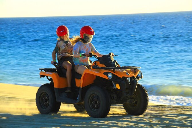 Cabo ATV and Camel Ride Combo Migriño Adventure - ATV on the beach: fun speed with a rules-and-fees reality check
