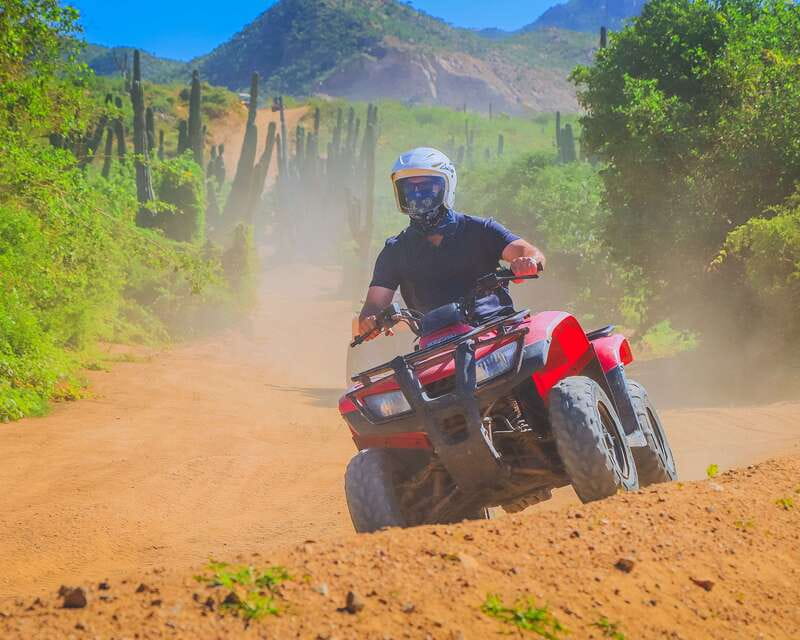 Cabo: Beach & Desert Single ATV Tour with Tequila Tasting - The drive to Migriño Park: a quick hop that sets the scene