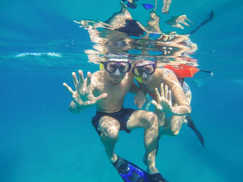 Cabo Catamaran Snorkel: Arch & Santa Maria, Open Bar, Snacks - Santa Maria Bay snorkeling: what you can expect to see