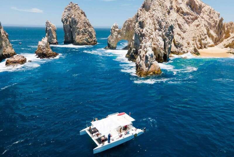 Cabo Catamaran Snorkel: Arch & Santa Maria, Open Bar, Snacks - Cruise stops: Lovers Beach, the Arch, and why these photo moments matter