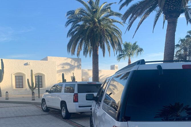Cabo Private Transportation to Cabo - Safety and Comfort on Day One: Clean SUV, Friendly Driver, Confident Pace