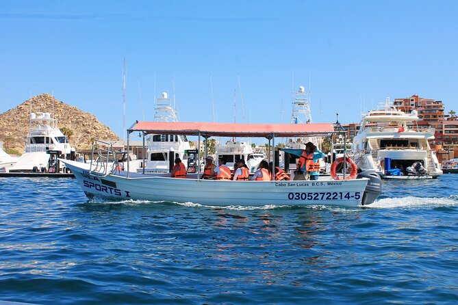 Cabo San Lucas Arc Group Tour in Glass Bottom Boat - Stop 2: Playa de los Amantes and the Beach-Name Story