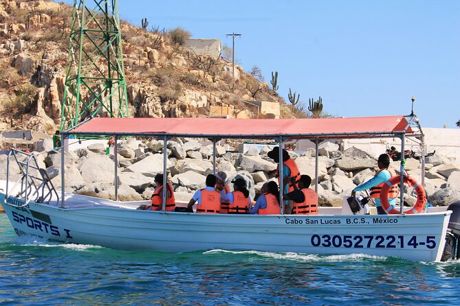 Cabo San Lucas Arc Group Tour in Glass Bottom Boat - How the Glass Bottom Works (and how to set expectations)