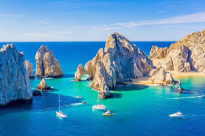 Cabo San Lucas Arch Tour and we go down to Playa del Amor - Sea of Cortez cruising: where the “stones” and scenery come alive