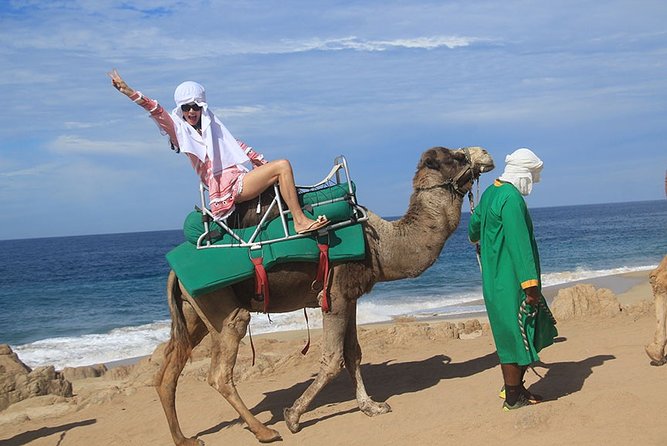 Cabo San Lucas Camel Ride and Encounter on Beach and Desert - Desert safari ride and eco reserve hike: nature parts in plain terms