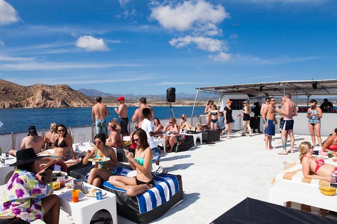 Cabo San Lucas Sunset Dinner Cruise with Open Bar - Open bar details: unlimited national drinks, premium costs extra