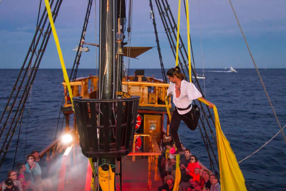 Cabo San Lucas: Sunset Pirate Ship Cruise with Dinner Show - Dinner on deck: BBQ ribs, chicken, pork, and the open bar