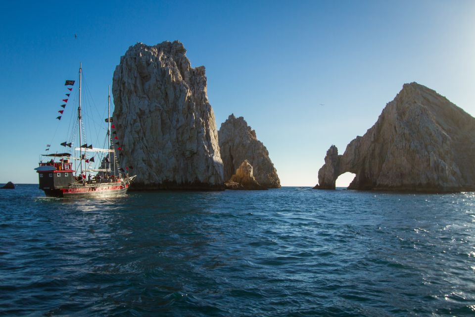 Cabo San Lucas: Sunset Pirate Ship Cruise with Dinner Show - Possible seasonal bonus: whales in the right weather