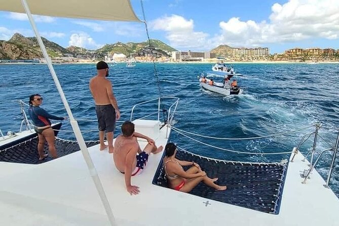 Cabo San Lucas Three Hour Private Boat Snorkeling Tour - Santa Maria Bay snorkeling: Nets, fish time, and a real water break