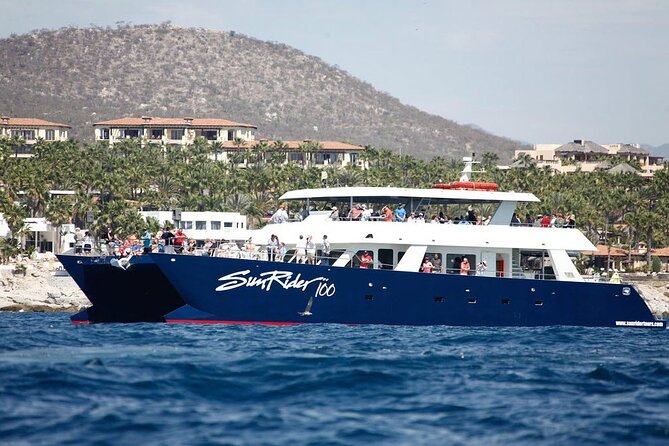 Cabo San Lucas Whale Watching Lunch Cruise - El Arco photo time: the postcard stop before the hunt