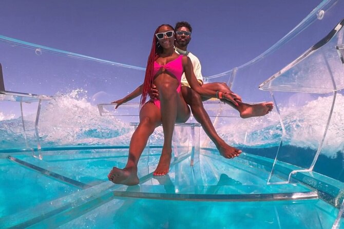 Cabo's Original Clear Boat Tour: See all of the tourist locations - The Route in Plain English: Arch, Pelican Rock, Divorce Beach, Playa de los Amantes