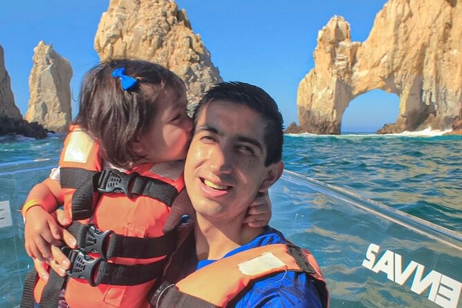 Cabo's Original Clear Boat Tour! See it all in one tour! - Neptune’s Finger and the Bay: When the Rocks Start Looking Like Stories
