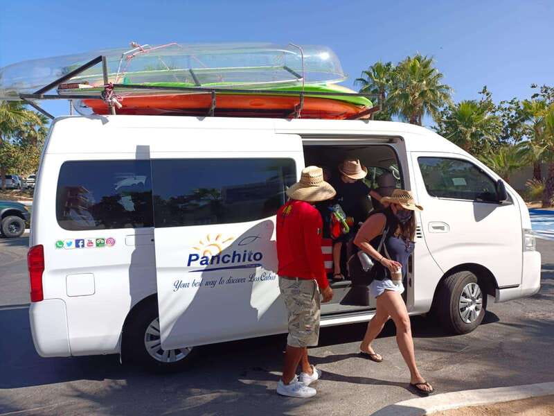 CHILENO BEACH DAY TRIP - Getting There: Los Cabos Pickups and a 40-Minute Van Ride