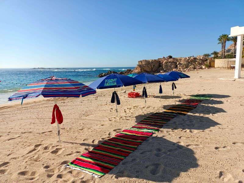CHILENO BEACH DAY TRIP - The Comfort Setup: Umbrellas, Chairs, Blankets, and Food Without Extra Stops