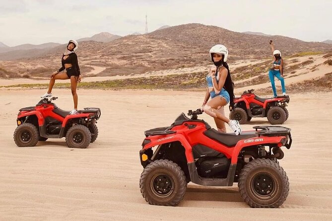 Combo Horseback Beach Ride & ATV Adventure. Tequila Tasting - First-timer comfort: mixing horses and ATVs without a meltdown
