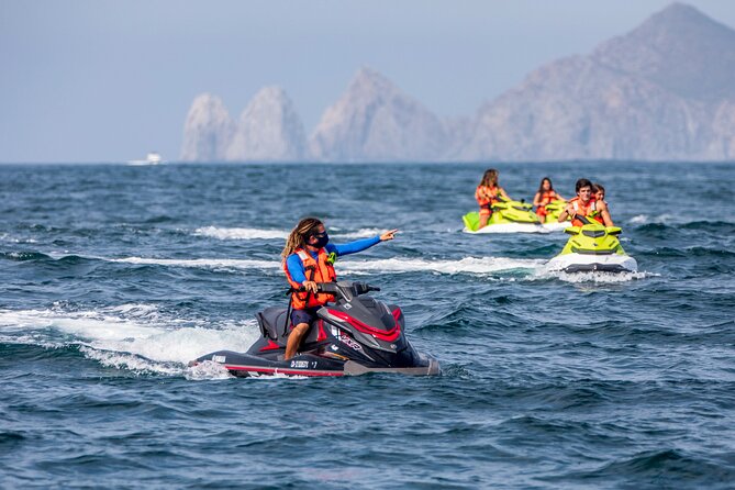 Double Jet Ski and Boat Ride in The Sea of Cortez Guided Tour - Open-water riding: rocky coast, wildlife watch, and real speed