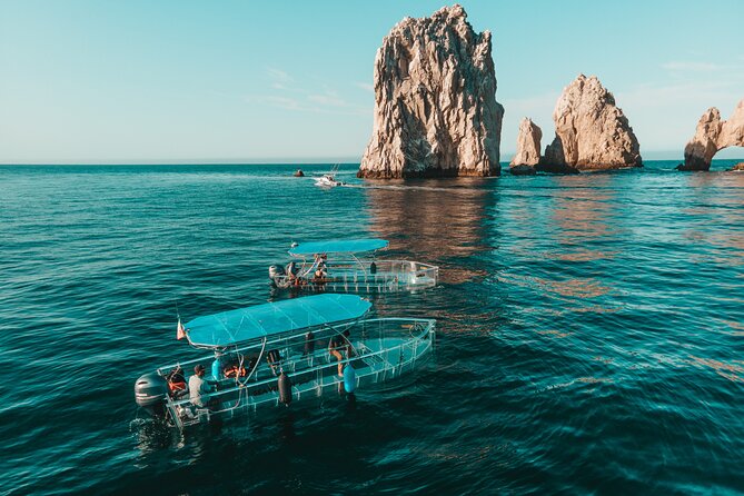 Experience the Clear Boat adventure & Cabo San Lucas City Tour - Clear Boat Over Cabo: The Transparent Cruise Rules You Should Know