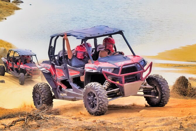 Half-day Wild Desert Polaris Razor UTV Tour - Sand dunes and virgin beach running: the photo-friendly payoff