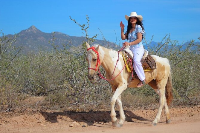 Horseback Riding Adventure in Playa Migriño with Tequila Tasting - The horseback route: rocky desert to sea-sand riding