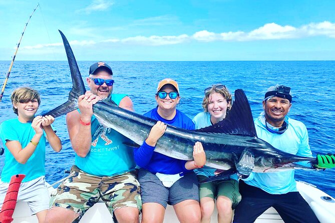 Kellyfish Cabo Sportfishing (Our bigger boat!) - Arch of Cabo San Lucas Stop: Where the Fishing Usually Heats Up