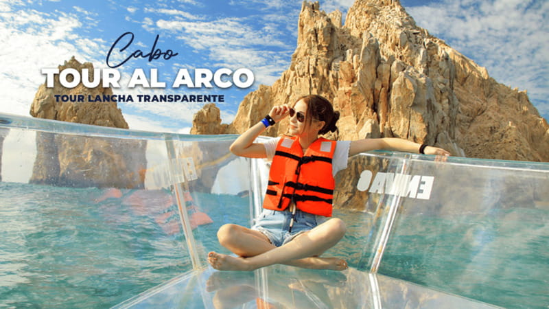 Los Cabos Arch & PelicanRock Cabo San Lucas CrystalBoat Tour - PelicanRock and the return cruise: wrap-up with one last scan