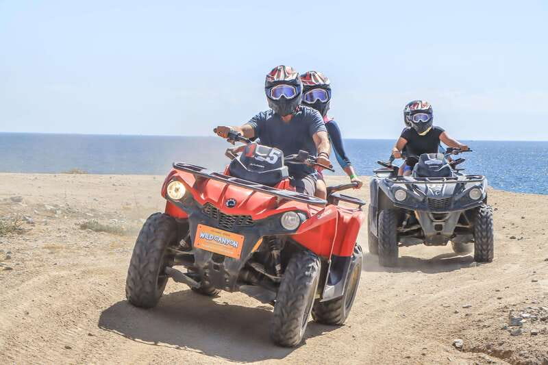 Los Cabos: ATV Off-Road Adventure – Cross the Wooden Bridge - Terrain stop by stop: ocean view, arroyo, beach time, canyon, and mountain paths