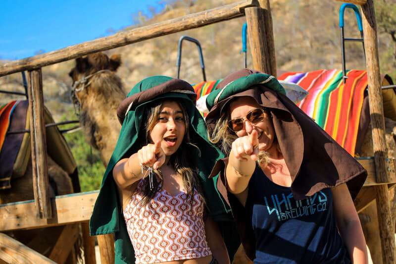 Los Cabos: Camel Ride in the Canyon & Thrilling Water-Slides - Animal Sanctuary Time: Feeding Rescued Macaws, Lovebirds, and More