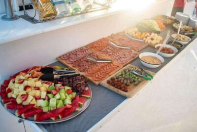 Los Cabos: Jazz & Wine Sunset Catamaran Cruise - Baja Flavors on Board: Canapés and Premium Drinks