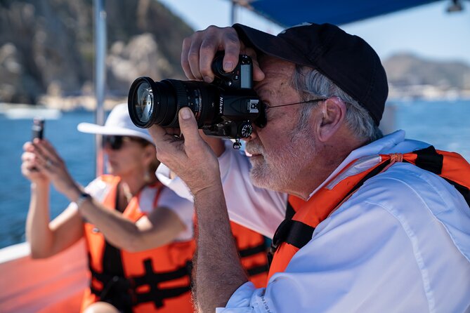 Los Cabos Whale Watching (Transportation and Pictures Included) - Stop 1 at D Dock: safety briefing, life vests, and first sightings