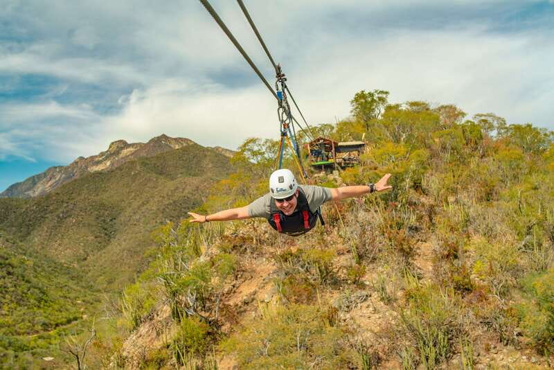 Los Cabos: Zip Lines and UTVs with Mexican Lunch and Drinks - After the zip: your 20-minute Polaris RZR UTV ride in the desert