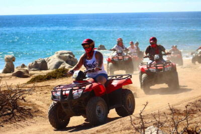 Los cabos:ATV beach&desert with transfer & tequila tasting - Migriño pickup and the guided route through dry streambeds