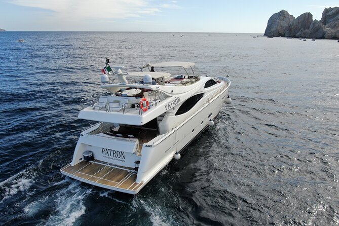 Luxury Yacht Charter in Cabo San Lucas - Ferretti 88ft. - Price and value: $5,600 per group up to 15