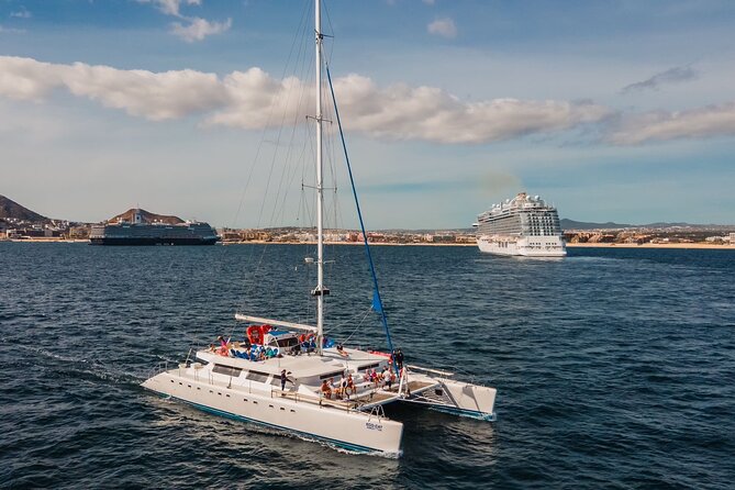Multimillion Yacht Cabo Cruise Sunset or Snorkel Optional PICKUP! - The Real-World Extras: Photos, Food, and What Costs Money