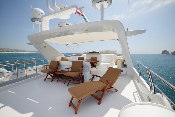 Number Juan 100ft Yacht Azimut Rental - Cruising Cabo Coast Views and Whale Chances on the Sea of Cortez