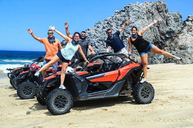 Off-Road Cabo Adventure: Desert & Beach Ride Plus Tequila Tasting - Playa Migrino: white sand, surf vibes, and whale-season chances