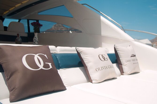 Olivia Grace 60 ft British Princess Yacht Rental - Water time: paddleboards, water toys, and a Cabo sightseeing feel