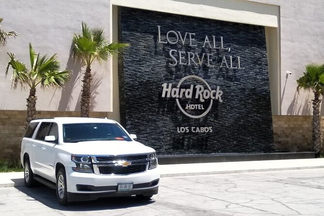 One Way Airport Transfer from SJD-Hotel or Hotel-SJD San Jose del Cabo area - Price and Value for Up to 5 People