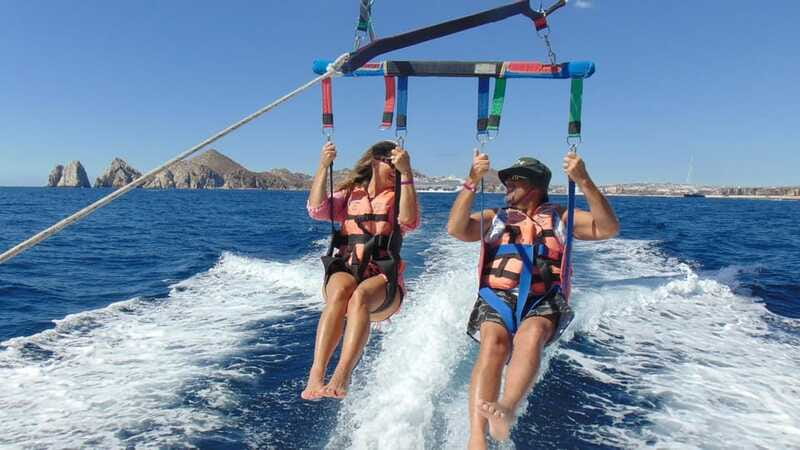 Parasailing in Cabo San Lucas - The Flight Itself: Lift-Off, Glide, and Those Big Views