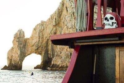 Pirate Ship Snorkel and Lunch Cruise in Los Cabos - Chileno Bay snorkeling: gear is included, conditions decide the rest