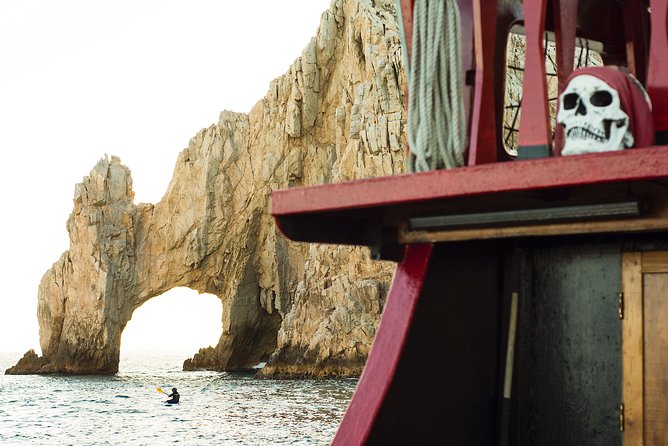 Pirate Ship Snorkel and Lunch Cruise in Los Cabos - Chileno Bay snorkeling: gear is included, conditions decide the rest